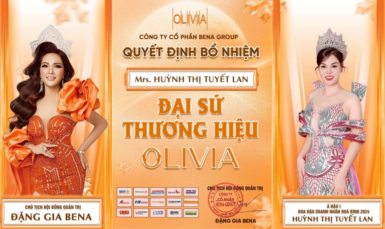 Á hậu Huỳnh Thị Tuyết Lan chính thức trở thành Đại sứ Olivia