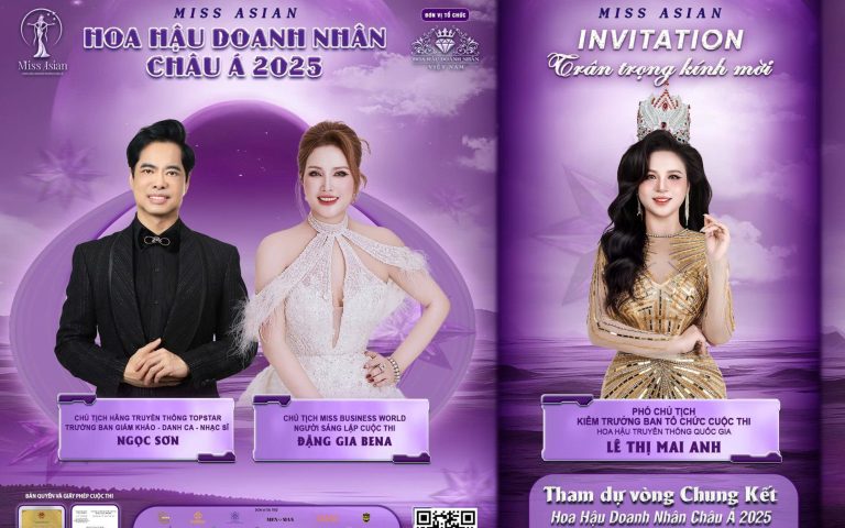 Hoa hậu Truyền thông Quốc gia Lê Thị Mai Anh: Lần đầu ngồi ghế Trưởng ban tổ chức Hoa hậu Doanh nhân Châu Á 2025